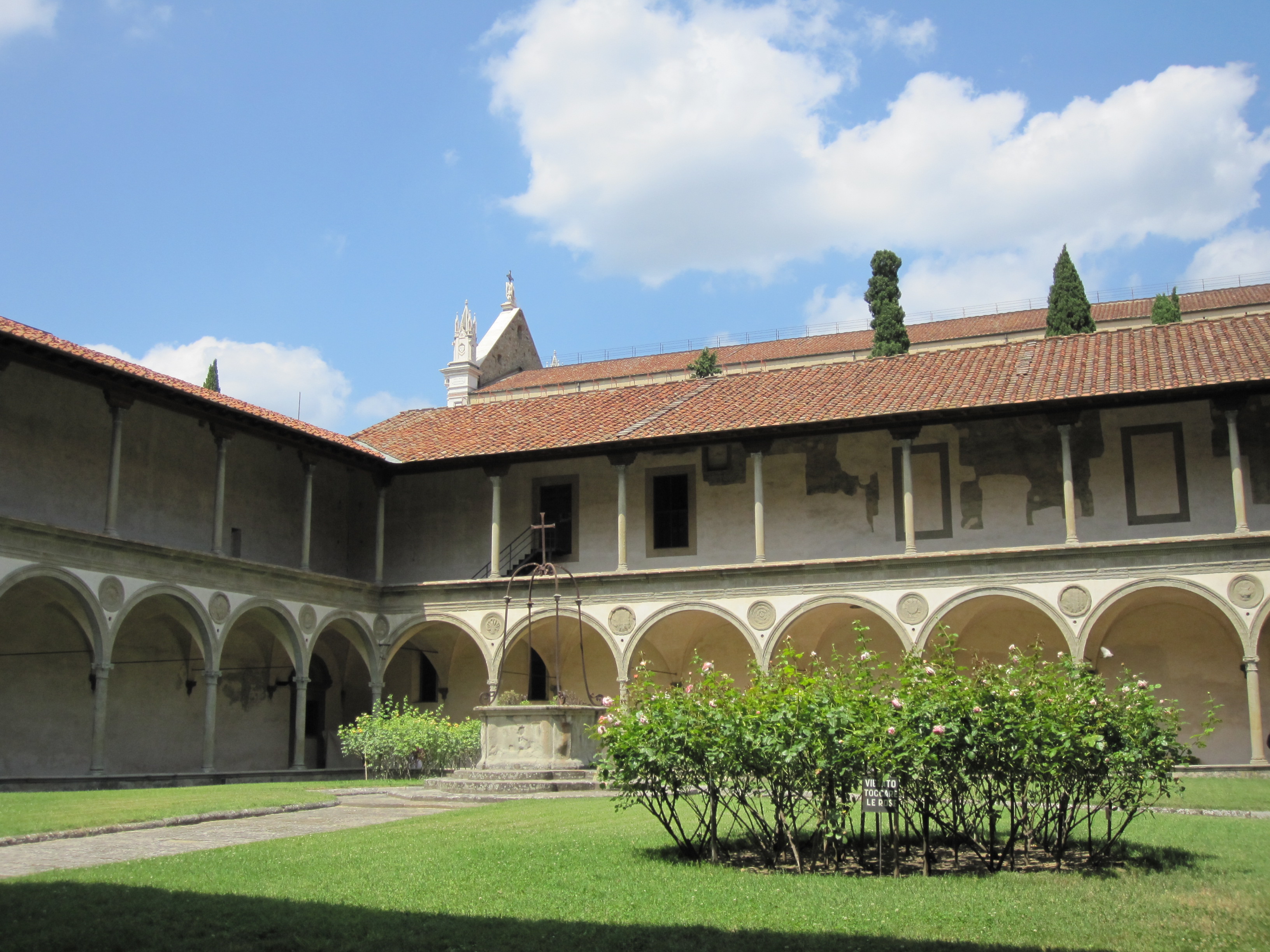 Le cloître de Santa Croce