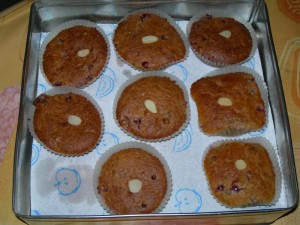 Muffins aux airelles