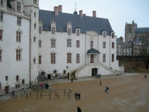 La cour du château des Ducs