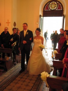 L'entrée de la mariée